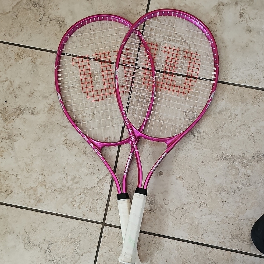Wilson Vibrant Pink Tennis Rackets